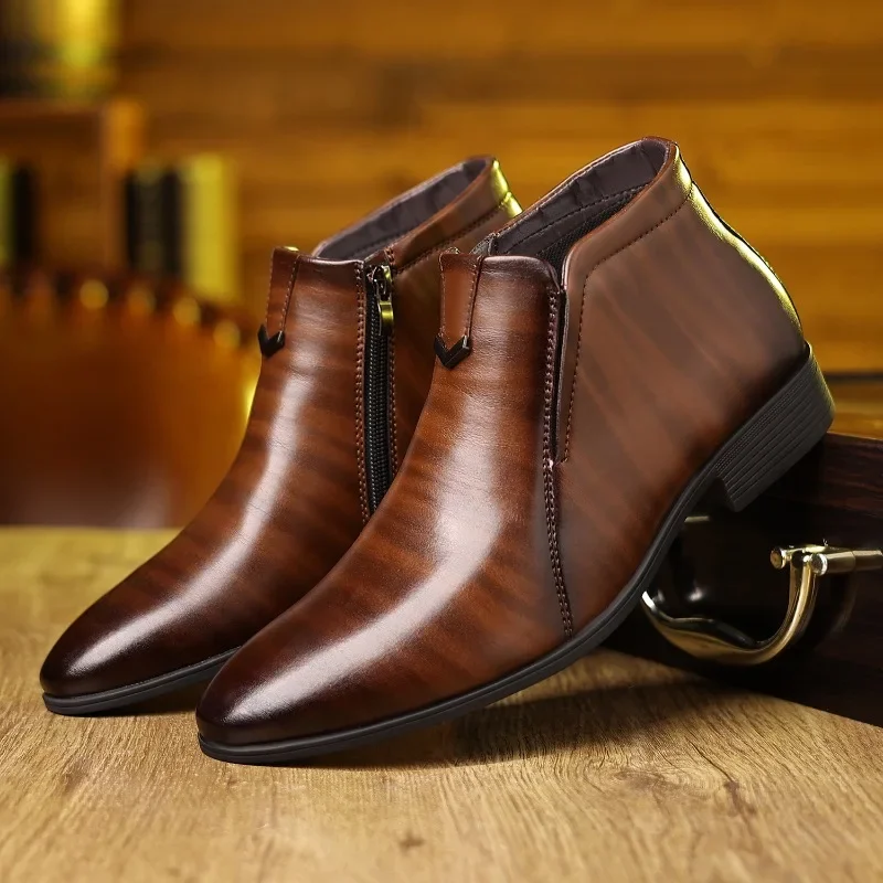 Роскошные мужские ботинки, мод – обзор и цена Men Formal Wear With Boots