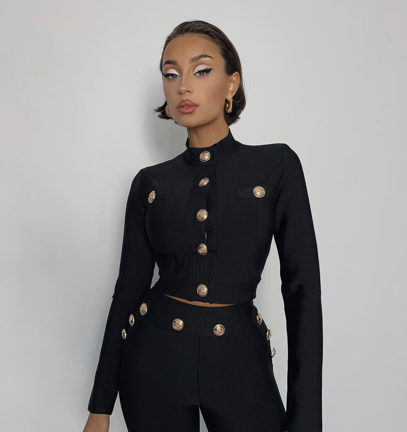 Новый осенний стиль черного цв – обзор и цена Men Formal Wear All Black