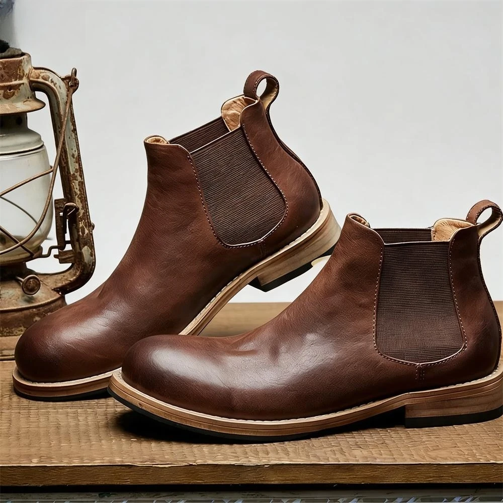 Мужские эластичные ботинки чел – обзор и цена Formal Men Daily Wear Footwear