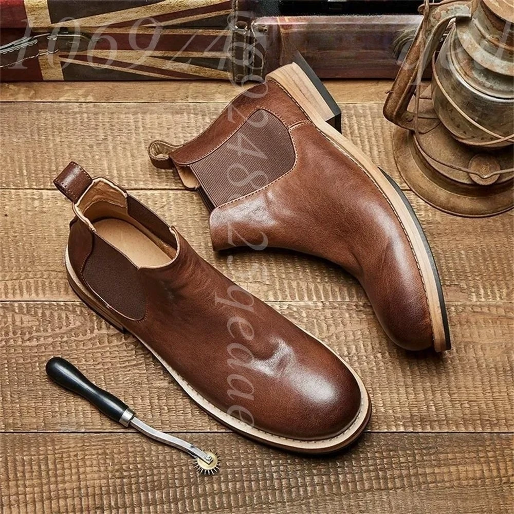 Мужские эластичные ботинки чел – обзор и цена Formal Men Daily Wear Footwear