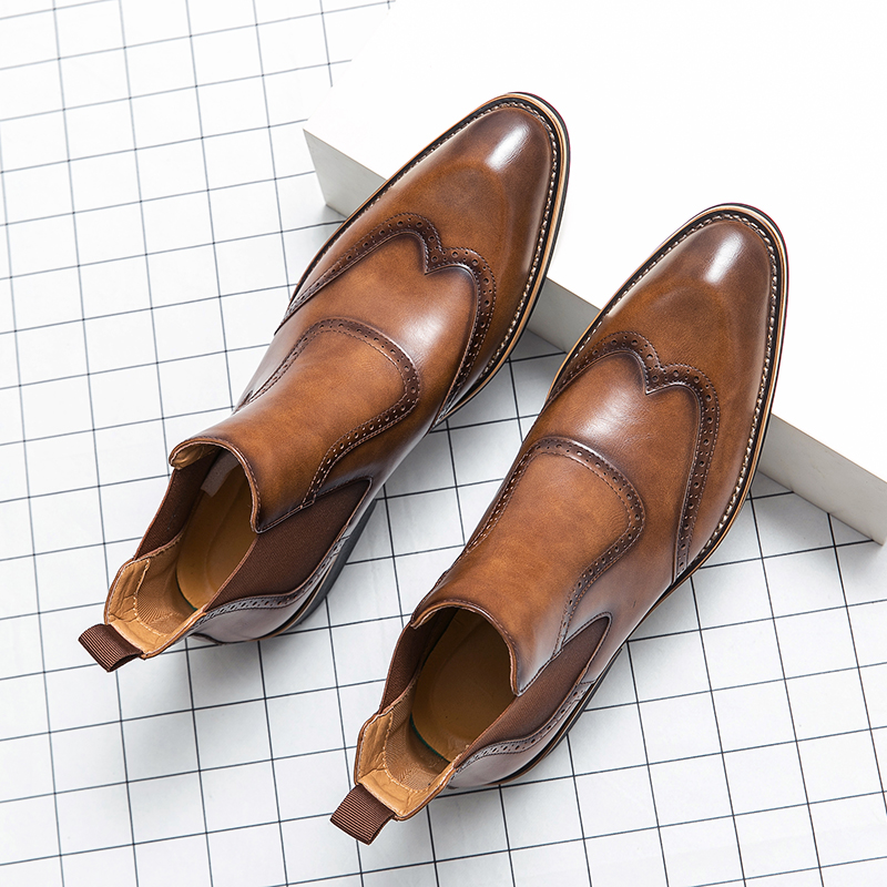 Мужские модные ботинки челси в – обзор и цена Men Formal Wear With Boots