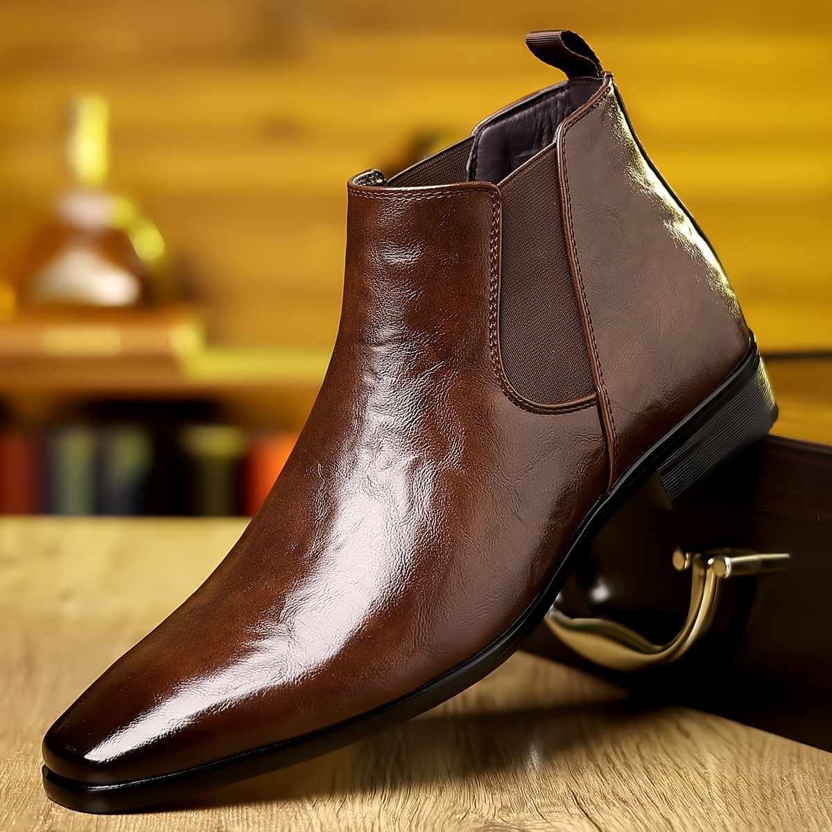 Ботинки челси, кожаные ботинки – обзор и цена Men Formal Wear With Boots