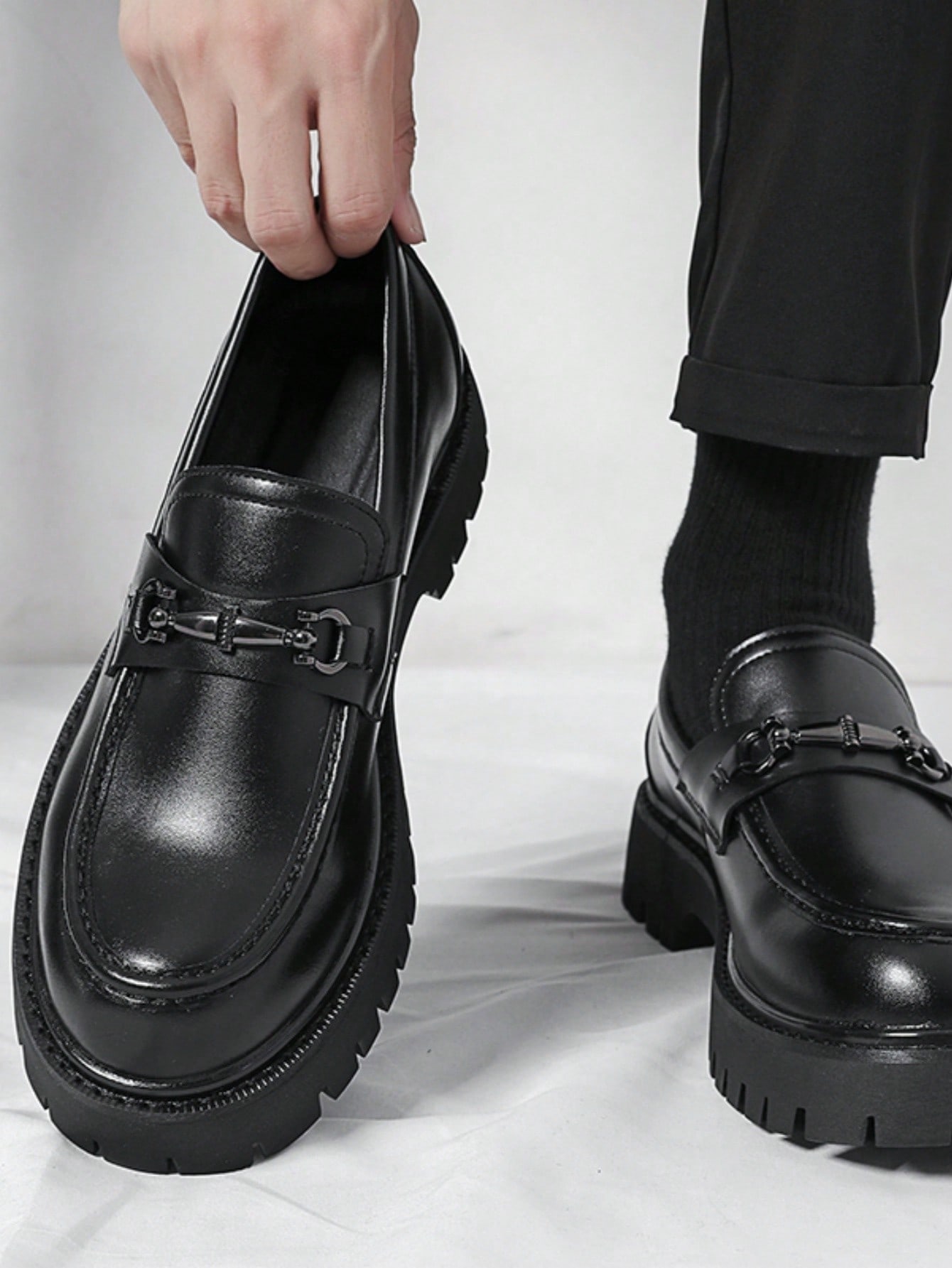 Мужские лоферы в британском ст – обзор и цена Formal Men Daily Wear Footwear