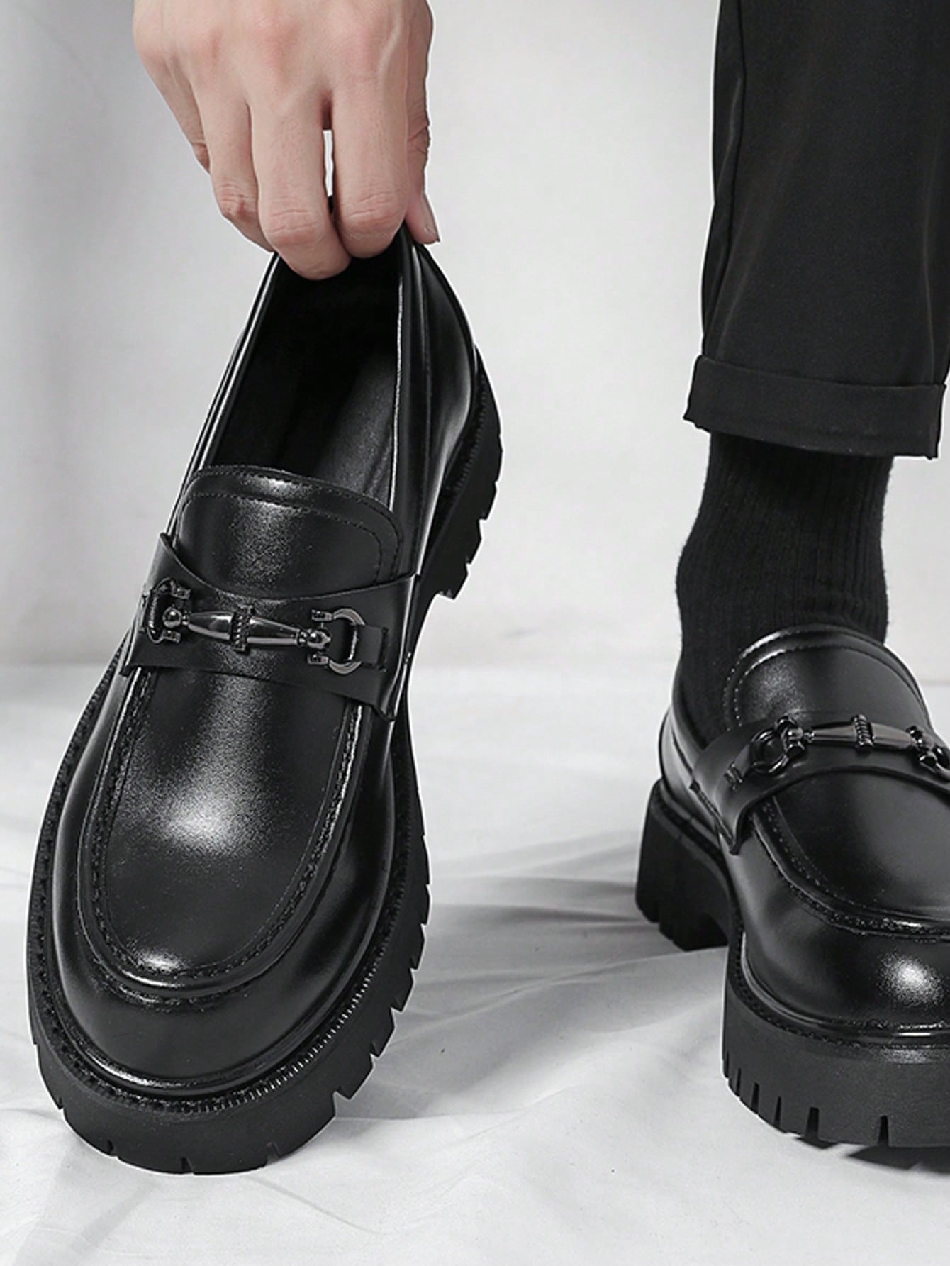 Мужские лоферы в британском ст – обзор и цена Formal Men Daily Wear Footwear