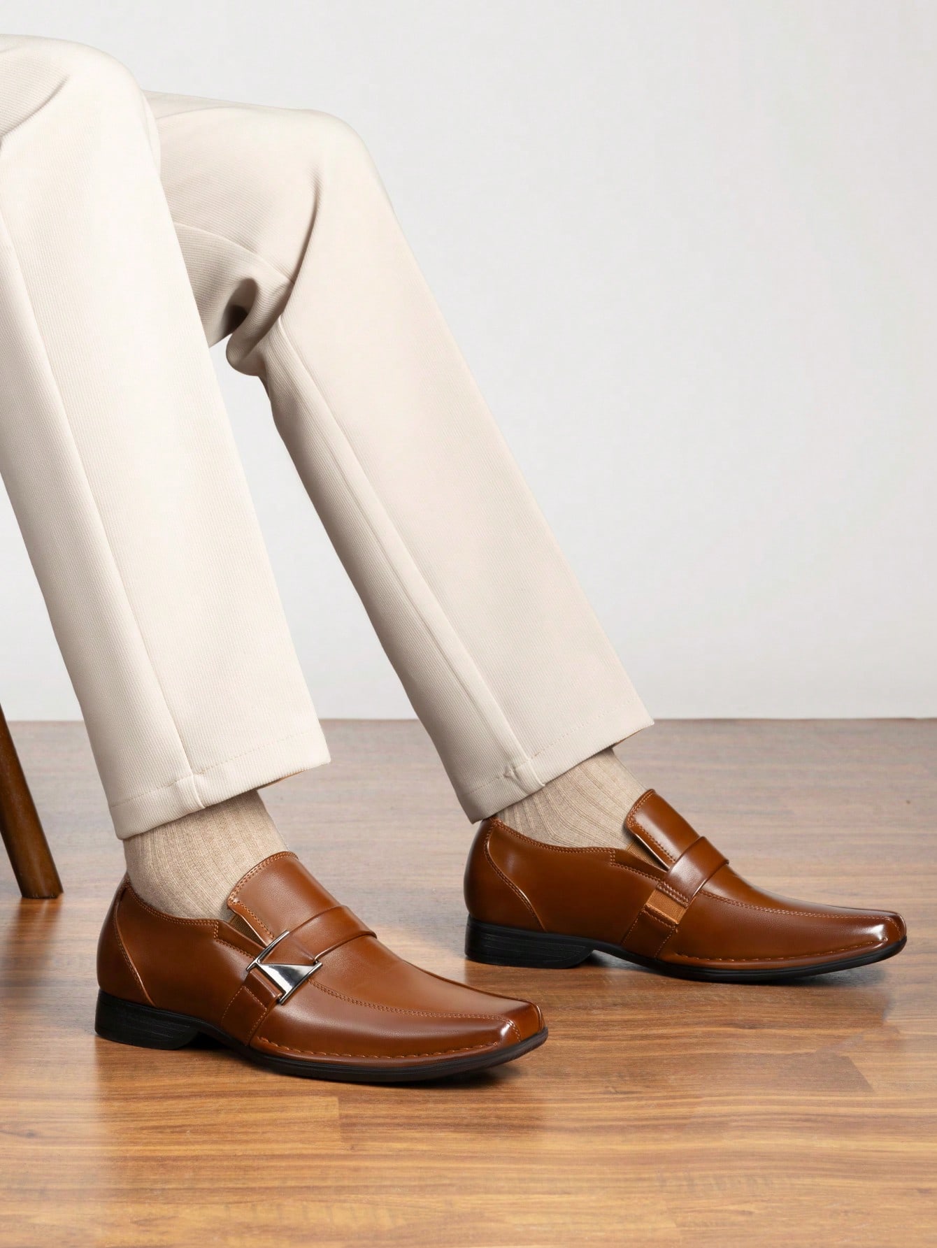 Мужские кожаные лоферы на шнур – обзор и цена Formal Men Daily Wear Footwear